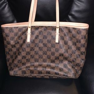 Checkered Michael kors tote